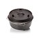 Petromax Cast Iron Dutch Oven for Cooking or Baking Outdoors Over a Campfire or in the Home Kitchen, Pre-Seasoned Cookware Conducts Heat Evenly, 3 Legs